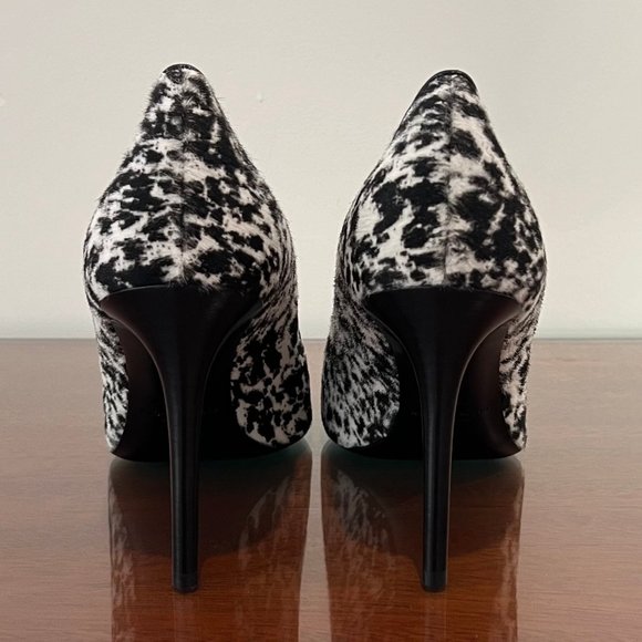 NIB Michael Kors Collection Gretel Speckled Pony Print Calf Hair Pump - Picture 9 of 16